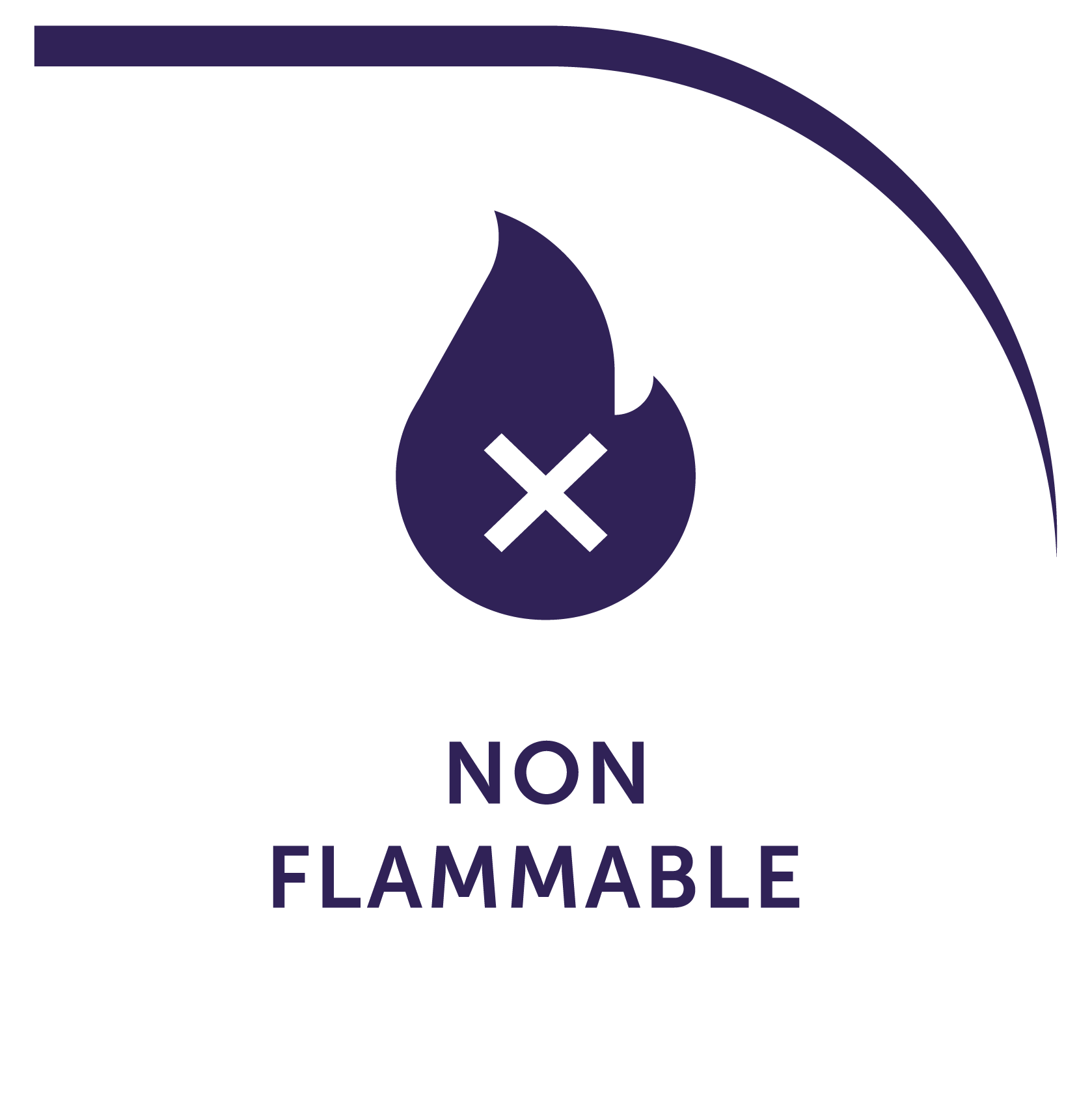 ejs product badge non-flammable
