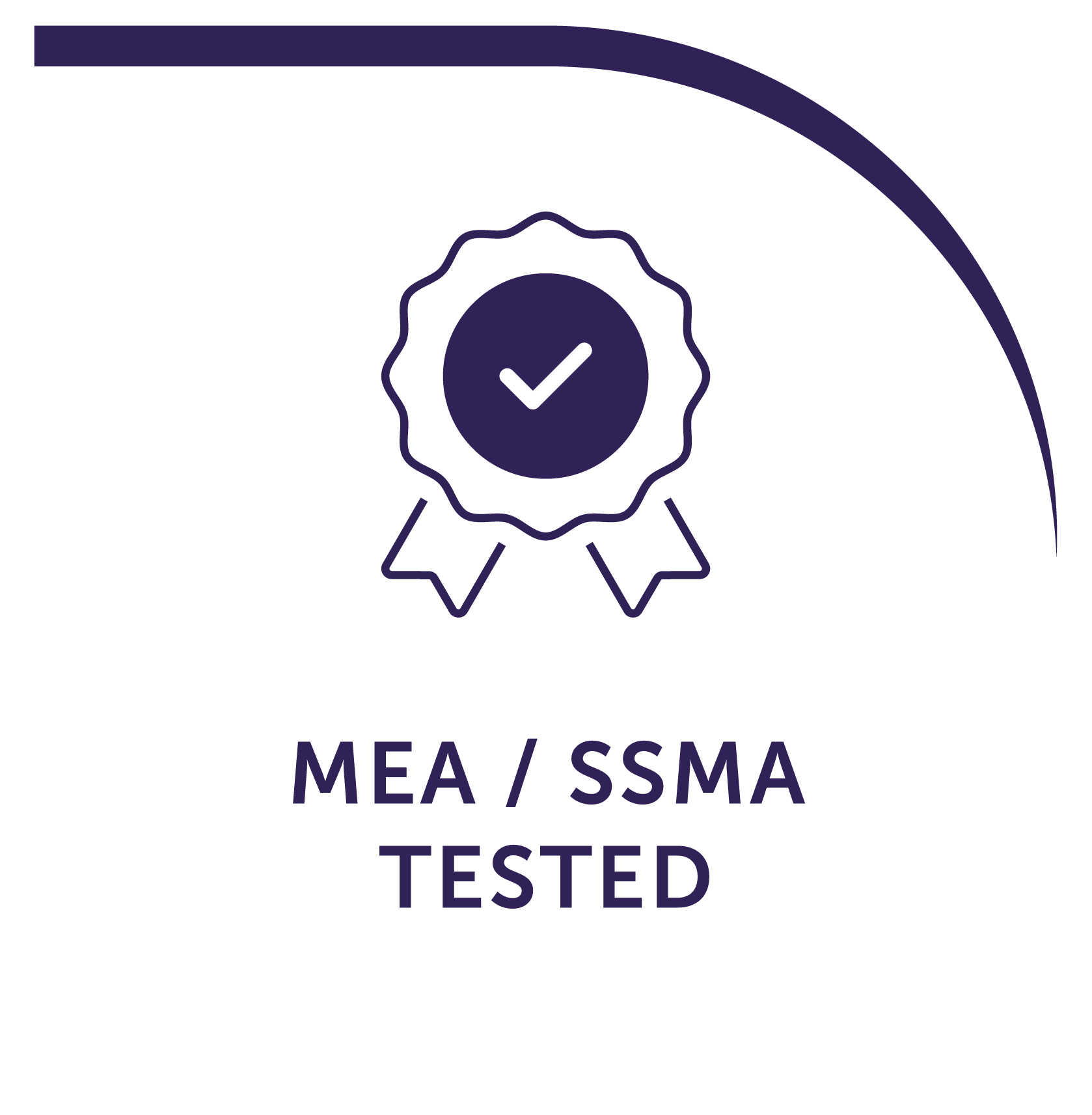ejs product badge mea/ssma tested